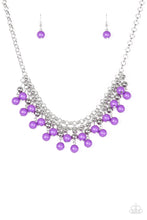 Load image into Gallery viewer, Friday Night Fringe - Purple - Necklace
