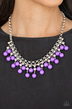 Load image into Gallery viewer, Friday Night Fringe - Purple - Necklace