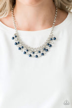 Load image into Gallery viewer, You May Kiss the Bride - Blue - Necklace