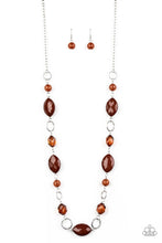 Load image into Gallery viewer, Shimmer Simmer - Brown -Paparazzi Necklace