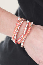 Load image into Gallery viewer, I BOLD You So! - Orange -Wrap Paparazzi Bracelet