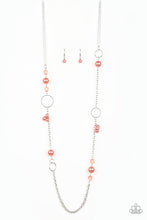 Load image into Gallery viewer, Pageant Princess - Orange - Necklace
