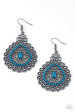 Load image into Gallery viewer, Carnival Courtesan - Blue - Paparazzi Earrings