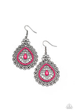 Load image into Gallery viewer, Carnival Courtesan - Pink Paparazzi Earrings