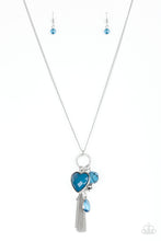 Load image into Gallery viewer, Haute Heartbreaker - Blue - Necklace