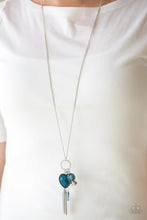 Load image into Gallery viewer, Haute Heartbreaker - Blue - Necklace