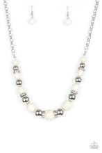 Load image into Gallery viewer, The Ruling Class - White Paparazzi Necklace