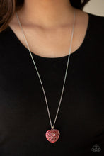 Load image into Gallery viewer, Love Is All Around - Red Paparazzi Necklace