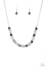 Load image into Gallery viewer, Metro Majestic - Blue Paparazzi Necklace