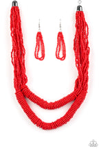 Load image into Gallery viewer, Right As RAINFOREST - Red - Necklace