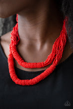 Load image into Gallery viewer, Right As RAINFOREST - Red - Necklace