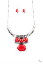 Load image into Gallery viewer, Commander In CHIEFETTE - Red - Necklace