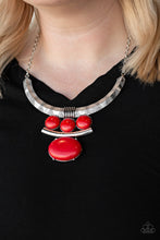 Load image into Gallery viewer, Commander In CHIEFETTE - Red - Necklace