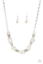 Load image into Gallery viewer, Stunningly Stone Age - White - Necklace