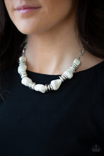 Load image into Gallery viewer, Stunningly Stone Age - White - Necklace