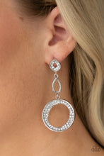 Load image into Gallery viewer, On The Glamour Scene - White - Earrings