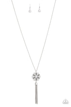 Load image into Gallery viewer, Fine Florals - Silver Paparazzi Necklace