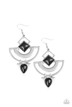 Load image into Gallery viewer, Geo Gypsy - Black - Earrings