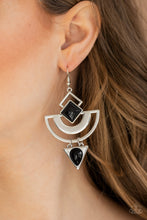 Load image into Gallery viewer, Geo Gypsy - Black - Earrings