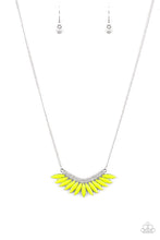 Load image into Gallery viewer, Extra Extravaganza - Yellow Paparazzi Necklace