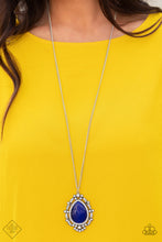 Load image into Gallery viewer, Frozen Gardens - Blue Necklace - #2136