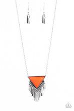 Load image into Gallery viewer, Badlands Bonanza - Orange Paparazzi Necklace