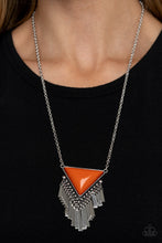 Load image into Gallery viewer, Badlands Bonanza - Orange Paparazzi Necklace