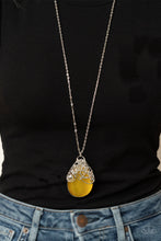 Load image into Gallery viewer, Tangled Gardens - Yellow Paparazzi Necklace