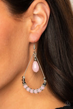 Load image into Gallery viewer, Lovely Lucidity - Pink Paparazzi Earrings