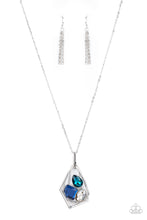 Load image into Gallery viewer, All Systems GLOW - Blue Paparazzi Necklace