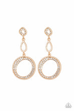 Load image into Gallery viewer, On The Glamour Scene - Gold - Earrings