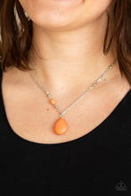 Load image into Gallery viewer, Peaceful Prairies - Orange - Necklace
