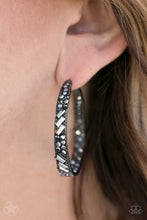 Load image into Gallery viewer, GLITZY By Association - Black - Earrings