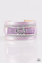 Load image into Gallery viewer, It Takes Heart - Purple - Bracelet