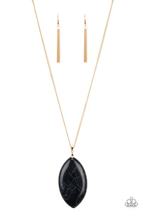 Santa Fe Simplicity - Black - Necklace