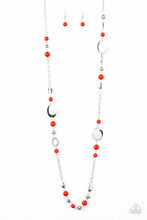 Load image into Gallery viewer, Serenely Springtime - Red - Necklace
