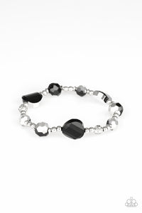 Starry-Eyed Elegance - Black - Bracelet