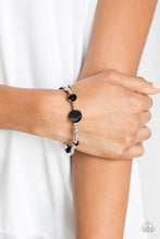 Load image into Gallery viewer, Starry-Eyed Elegance - Black - Bracelet
