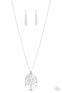 Well-Rooted - Silver - Necklace
