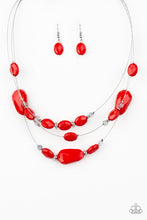 Load image into Gallery viewer, Radiant Reflections - Red - Necklace
