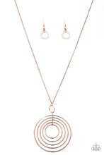 Load image into Gallery viewer, Running Circles In My Mind - Rose Gold - Necklace
