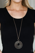 Load image into Gallery viewer, Running Circles In My Mind - Rose Gold - Necklace
