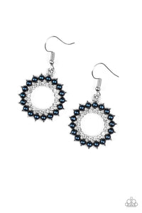 Wreathed In Radiance - Blue - Earrings