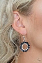 Load image into Gallery viewer, Wreathed In Radiance - Blue - Earrings
