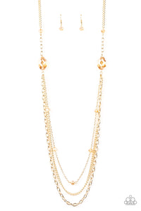 Dare To Dazzle - Gold - Necklace