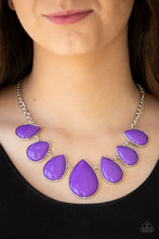Load image into Gallery viewer, Drop Zone - Purple Paparazzi Necklace
