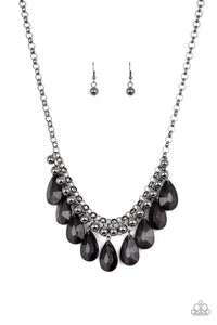 Fashionista Flair - Black - Necklace