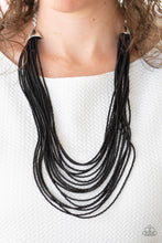 Load image into Gallery viewer, Peacefully Pacific - Black - Necklace
