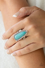 Load image into Gallery viewer, Pioneer Plains - Blue - Paparazzi  Ring
