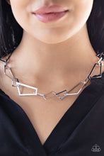 Load image into Gallery viewer, Shattering Records - Silver - Necklace
